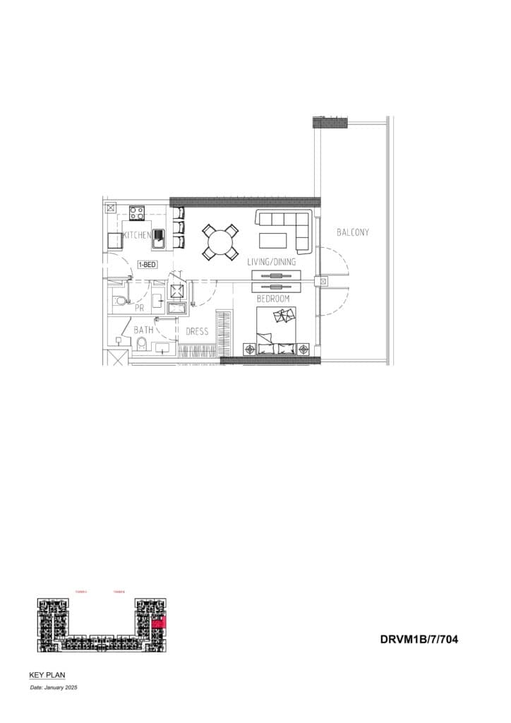 1 Bed